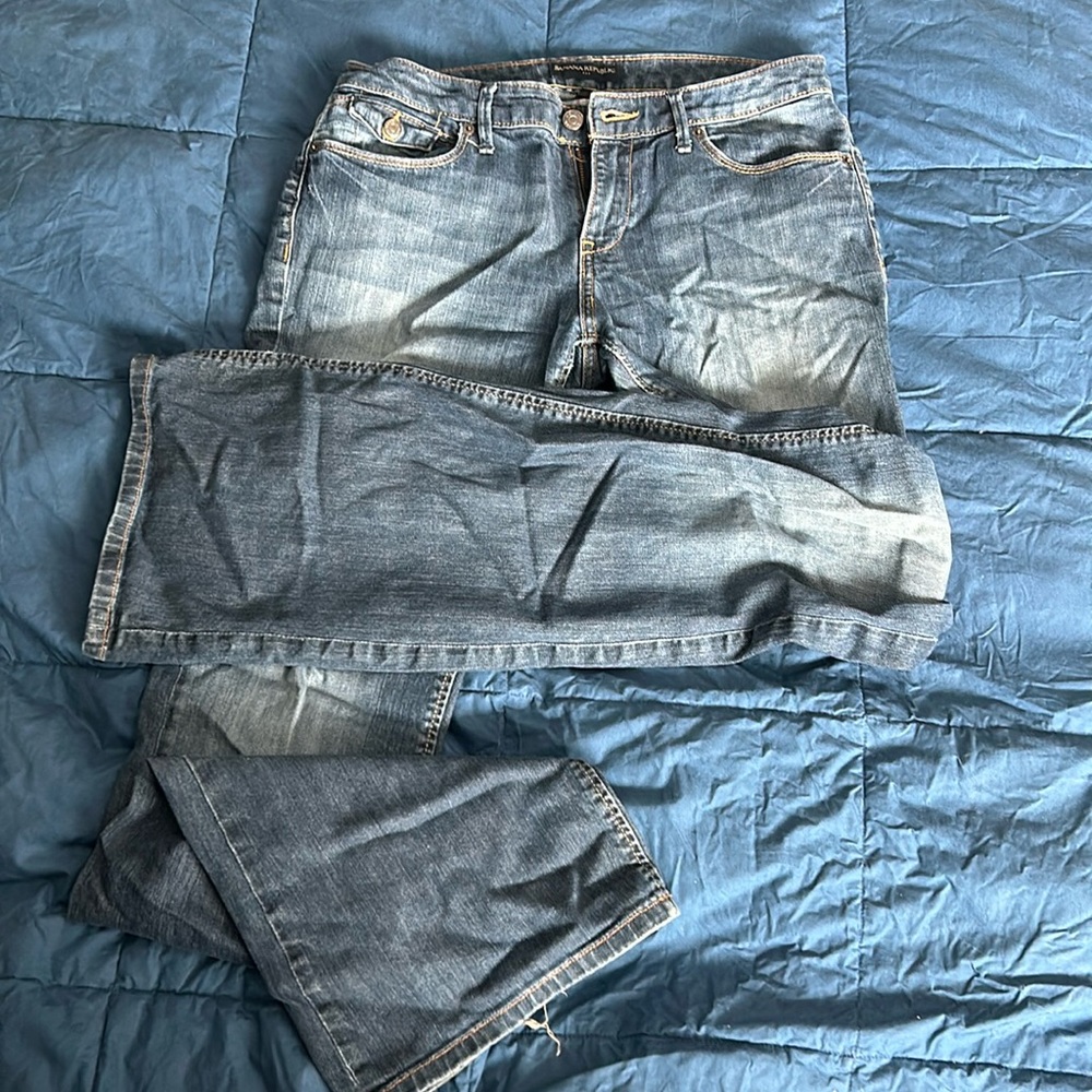 Low rise flare jeans